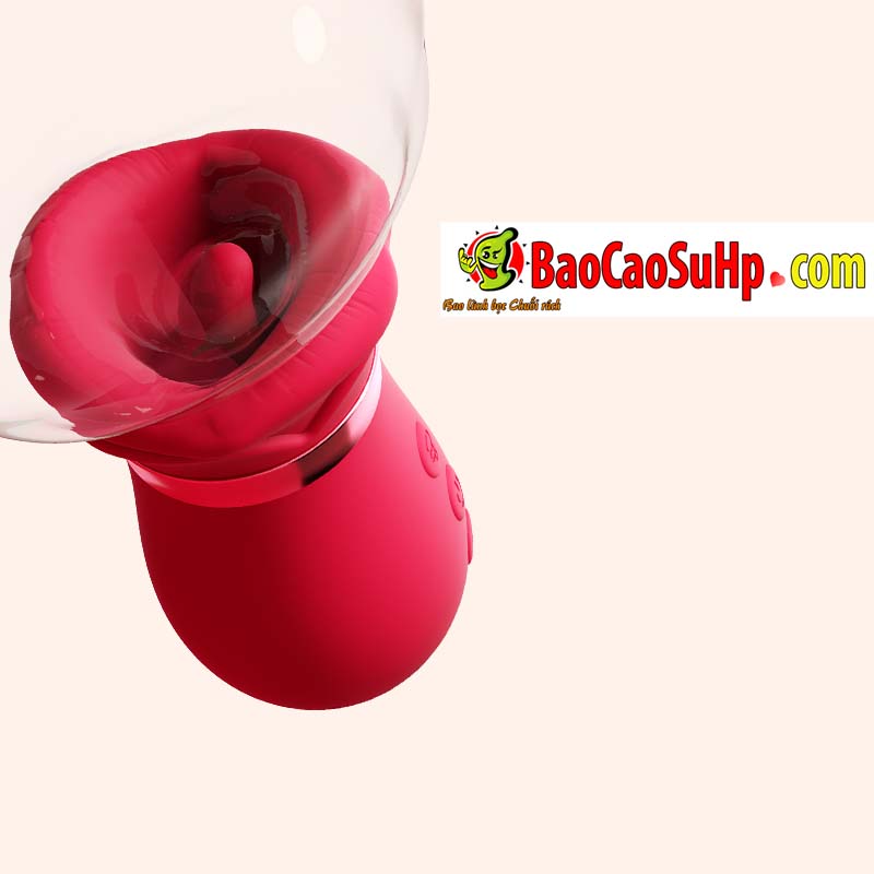 3 - Lưỡi liếm đa năng Mizzzee RED Bambalina nhỏ gọn liếm hút 360
