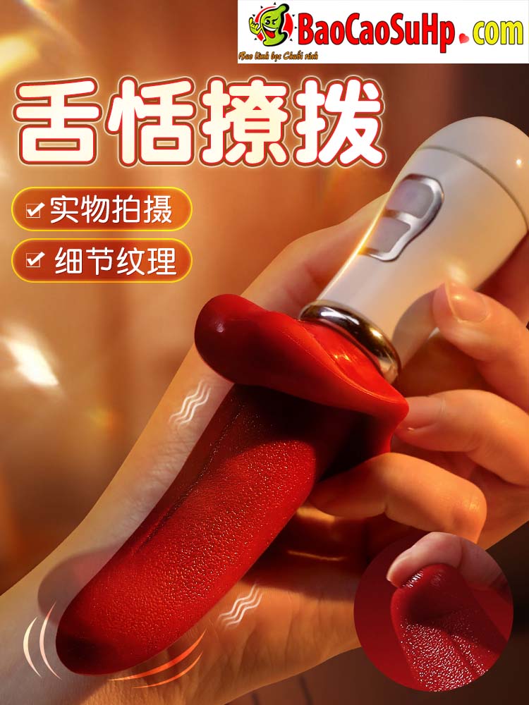 Lưỡi rung Mizzzee mềm mại 10 chế độ kích thích cực đã