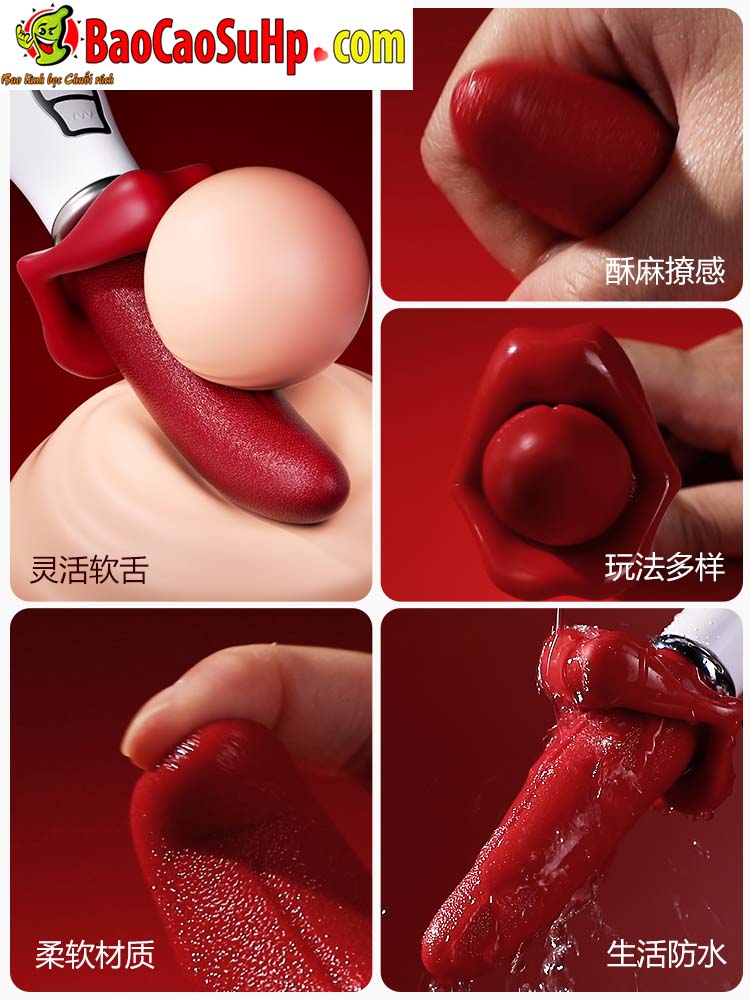 anh bia luoi rung Mizzzee Red Zahra 5 - Lưỡi rung Mizzzee Red Zahra 10 chế độ mềm mại giá rẻ