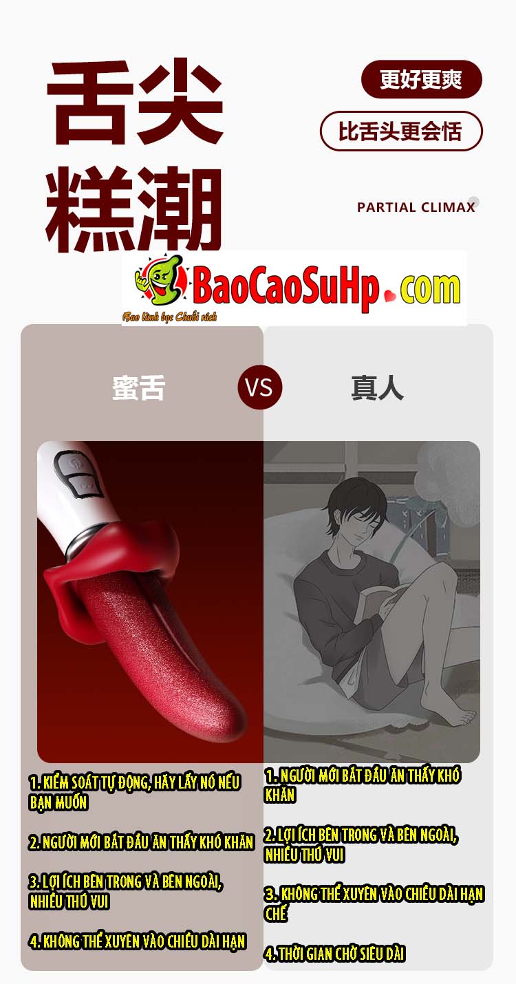 luoi rung Mizzzee Red Zahra 5 - Lưỡi rung Mizzzee Red Zahra 10 chế độ mềm mại giá rẻ