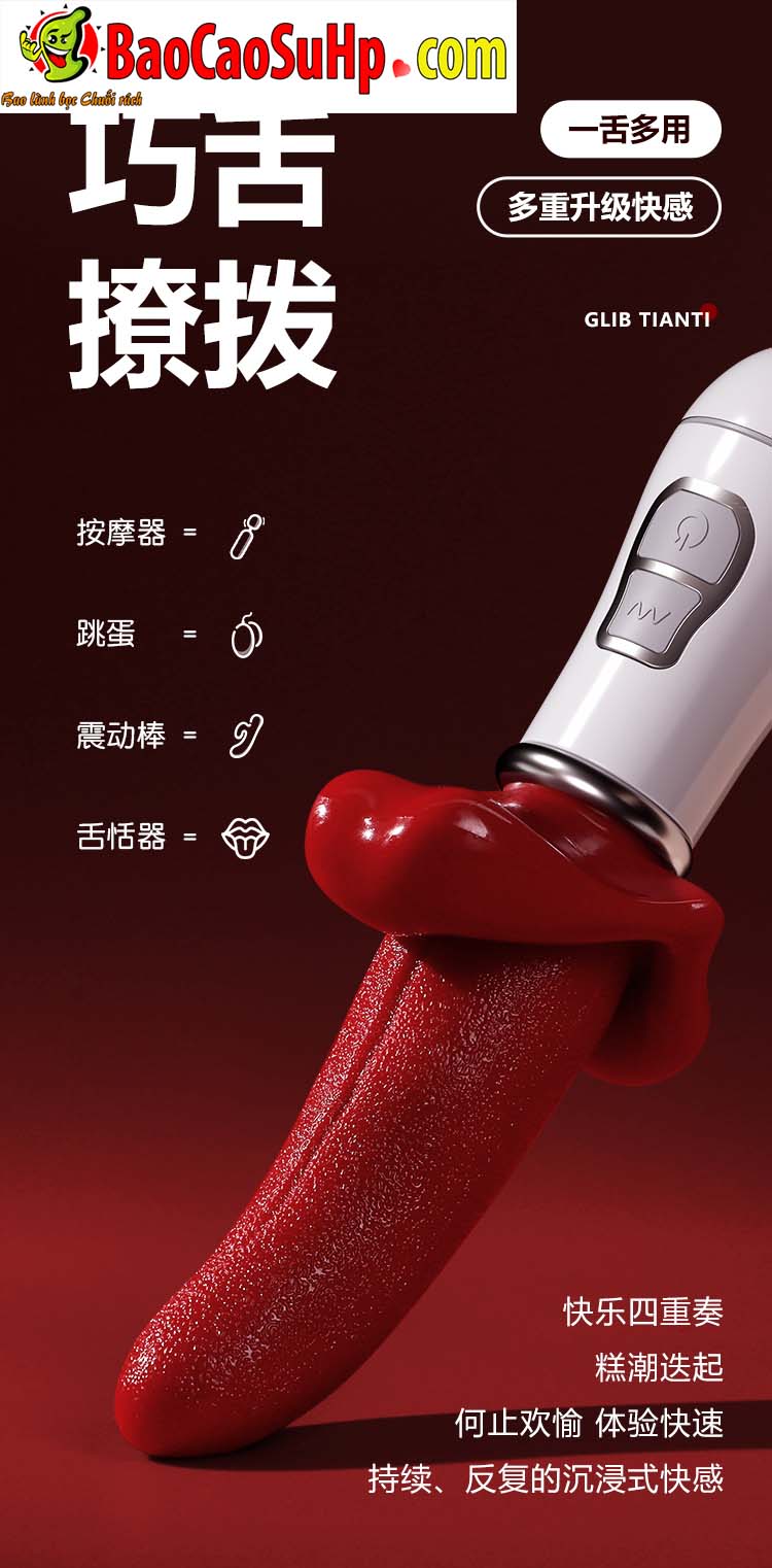 luoi rung Mizzzee Red Zahra 7 - Lưỡi rung Mizzzee Red Zahra 10 chế độ mềm mại giá rẻ