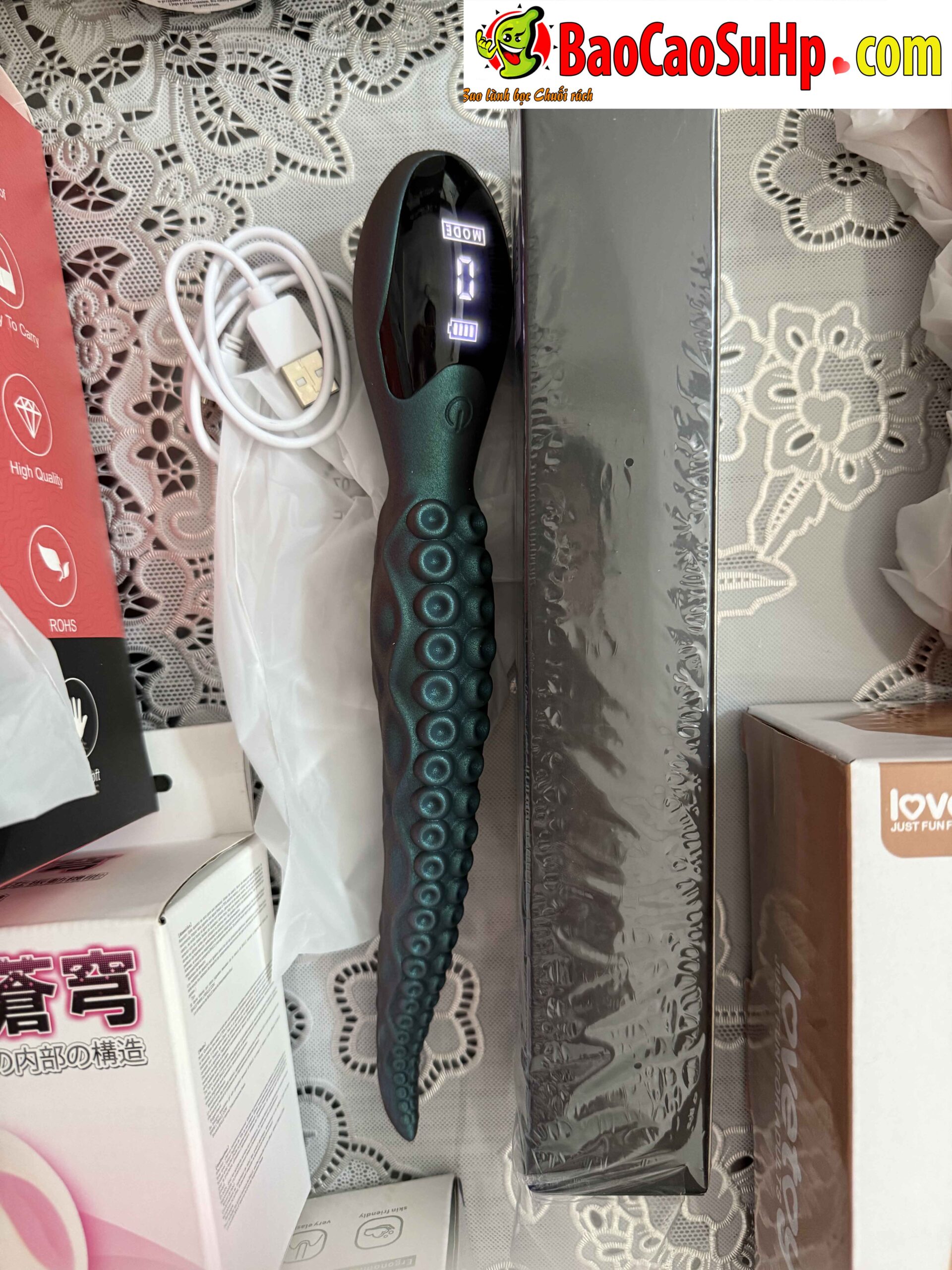 COC Octopoda lưỡi liếm bạch tuộc mềm mại kích thích đa chức năng