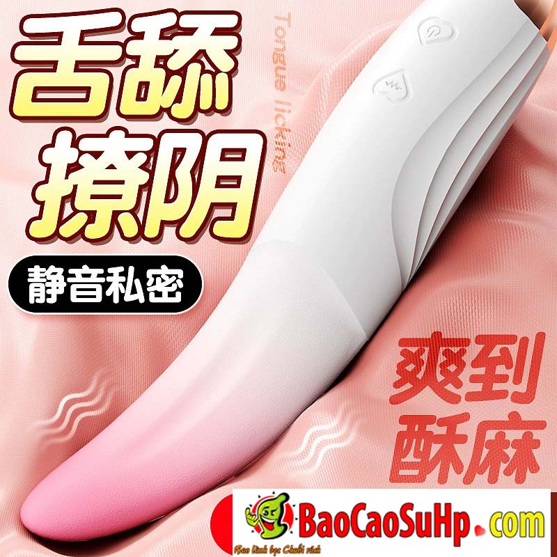 Lưỡi liếm rung silicone 3D nhỏ gọn mềm mại 10 chế độ rung chống nước