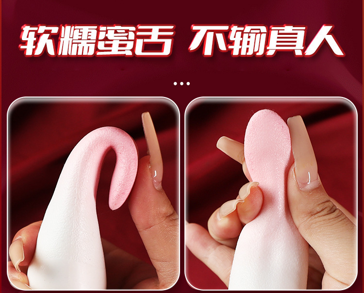Lưỡi liếm rung silicone 3D nhỏ gọn mềm mại 10 chế độ rung chống nước