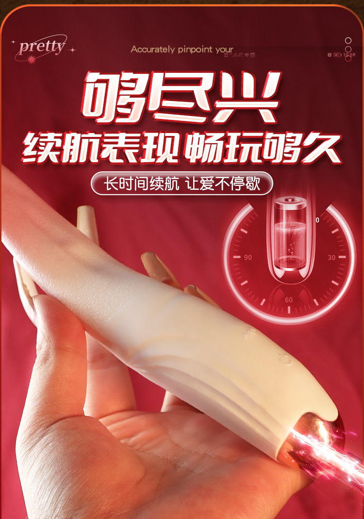 Lưỡi liếm rung silicone 3D nhỏ gọn mềm mại 10 chế độ rung chống nước