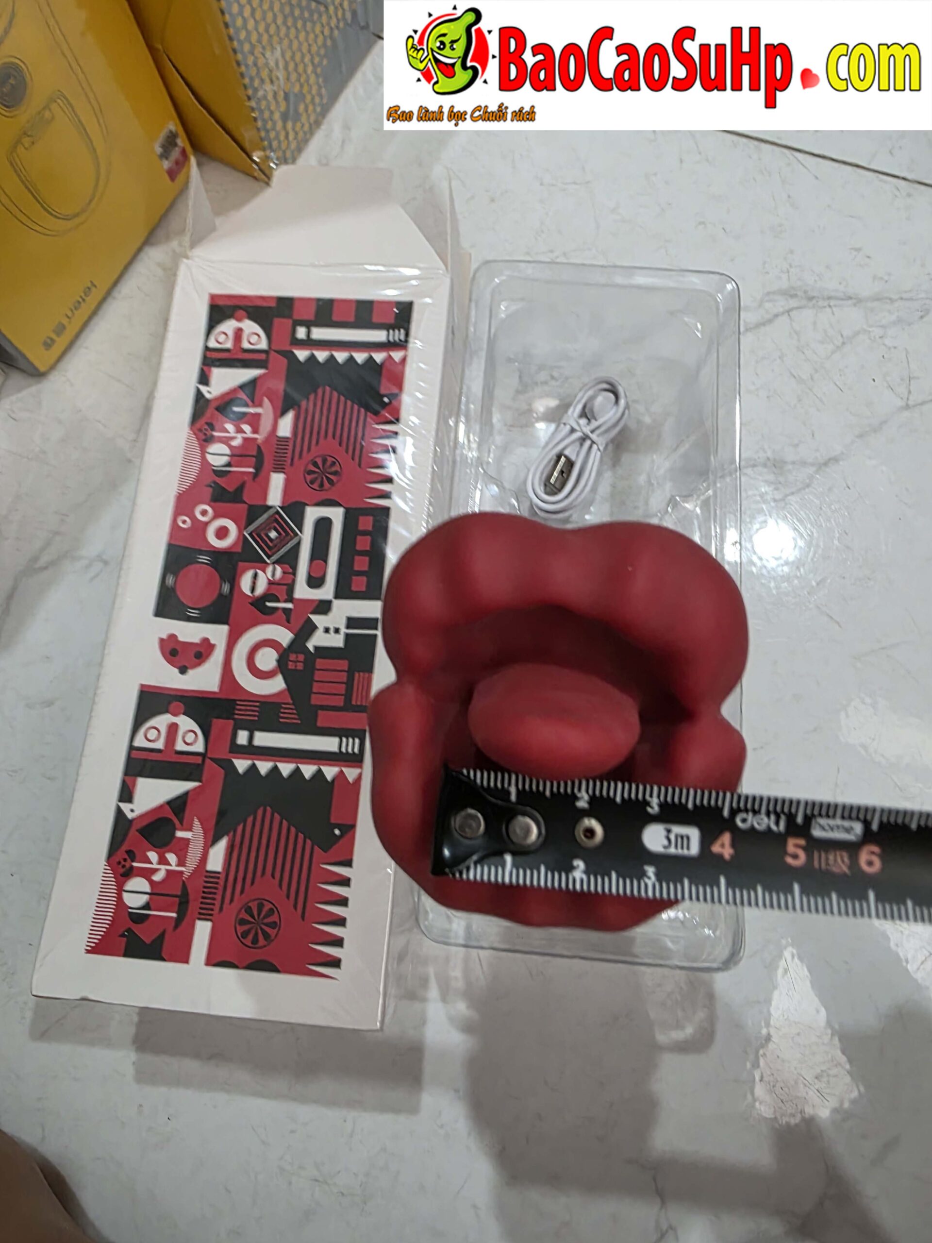 Dương vật giả lưỡi rung Inferno Kiss Tongue Vibrator 2in1 đa năng