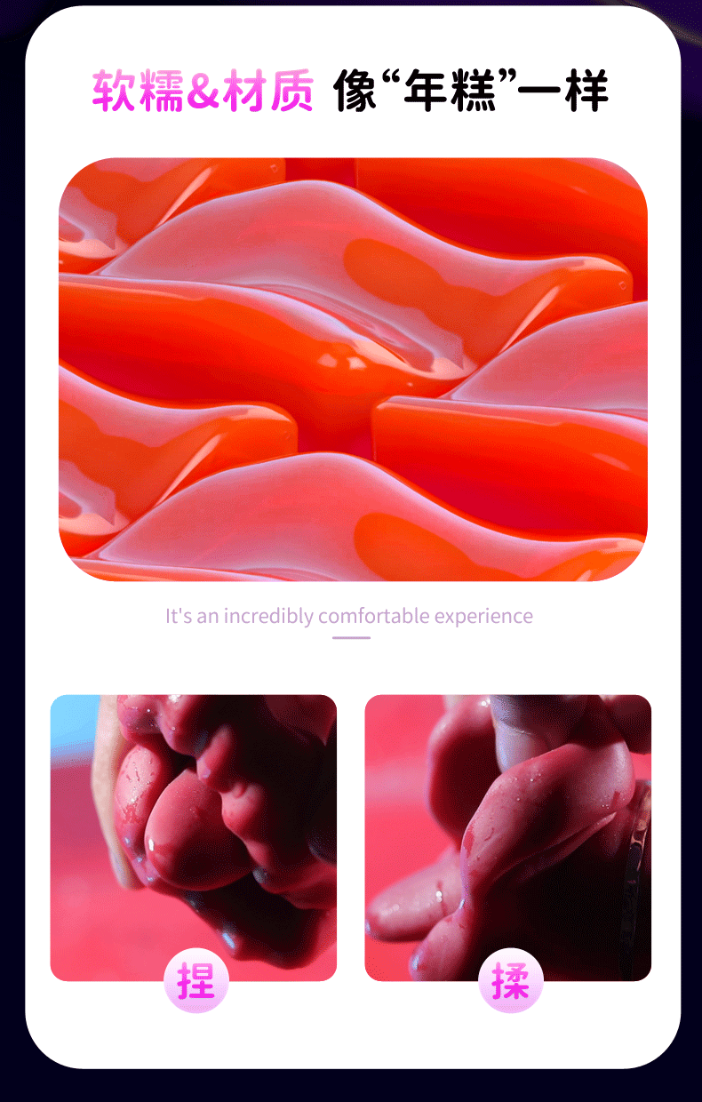 Dương vật giả lưỡi rung Inferno Kiss Tongue Vibrator 2in1 đa năng