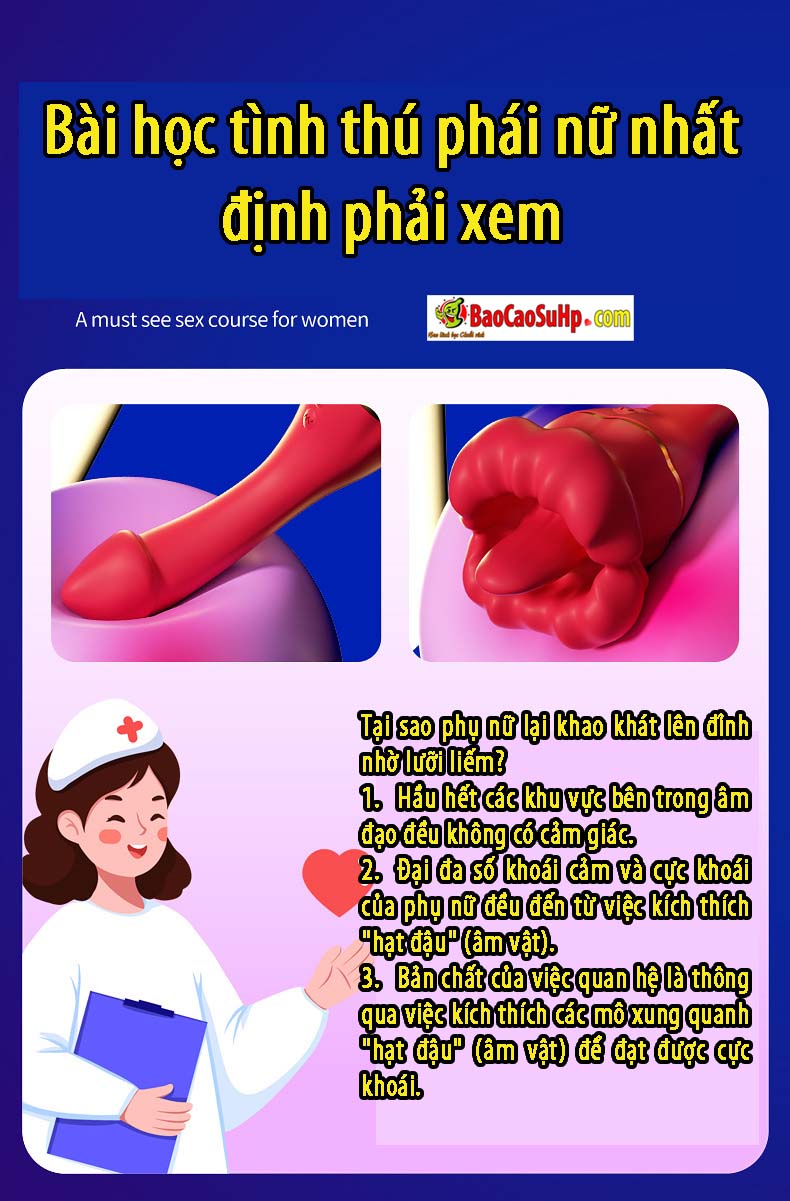 Dương vật giả lưỡi rung Inferno Kiss Tongue Vibrator 2in1 đa năng