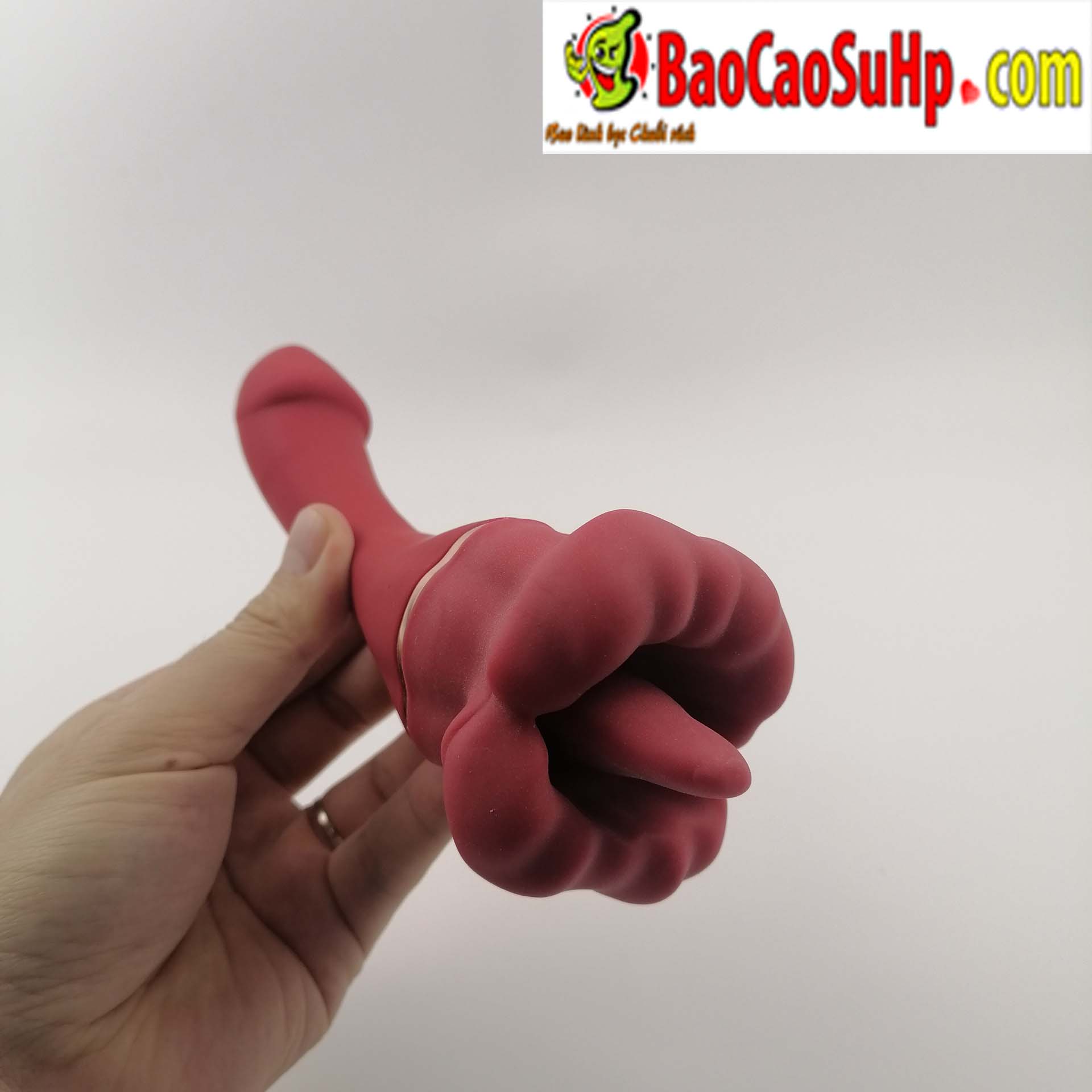 Dương vật giả lưỡi rung Inferno Kiss Tongue Vibrator 2in1 đa năng