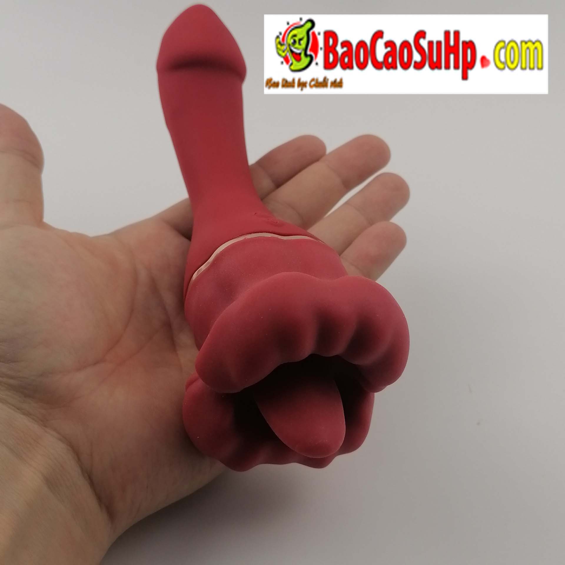 Dương vật giả lưỡi rung Inferno Kiss Tongue Vibrator 2in1 đa năng