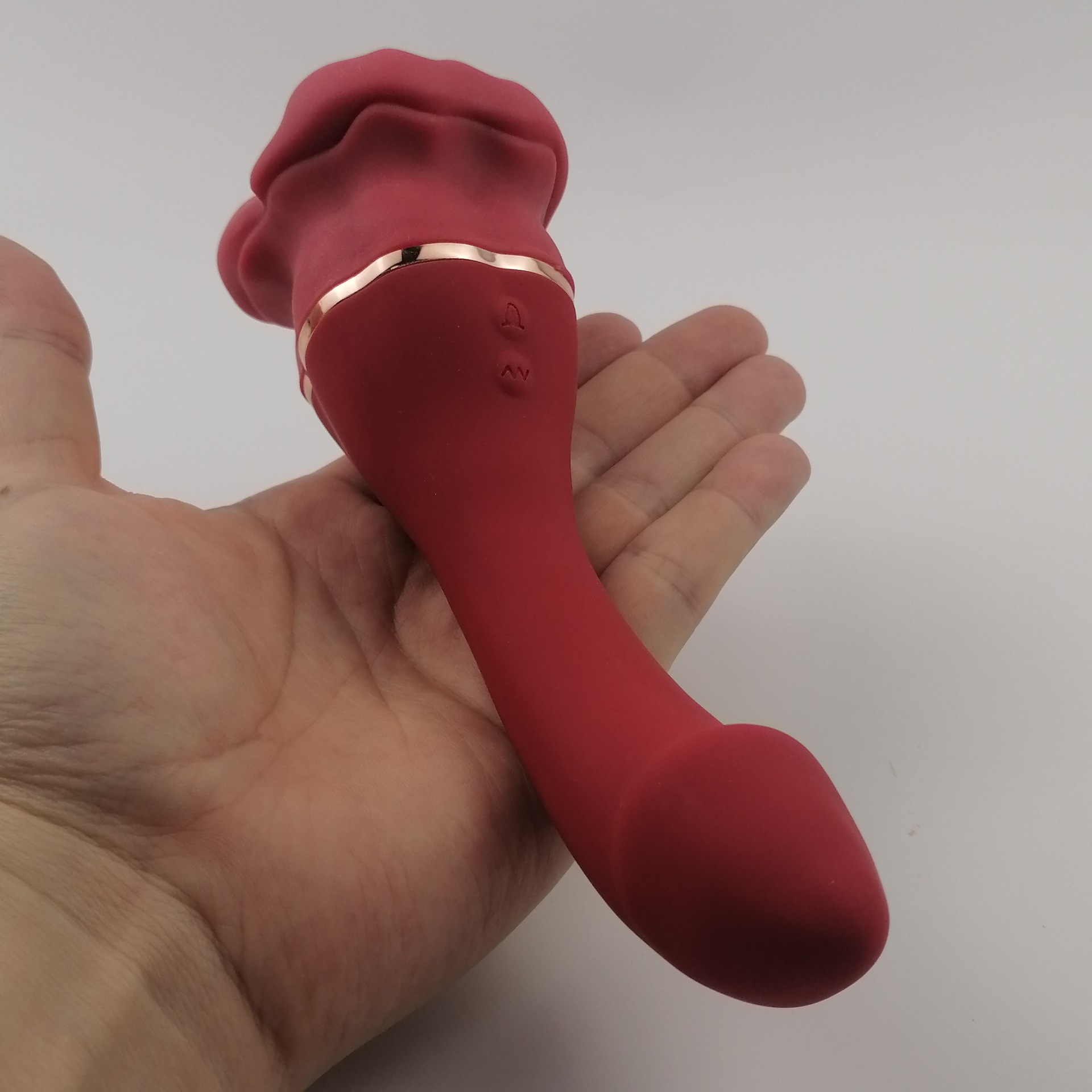 Dương vật giả lưỡi rung Inferno Kiss Tongue Vibrator 2in1 đa năng
