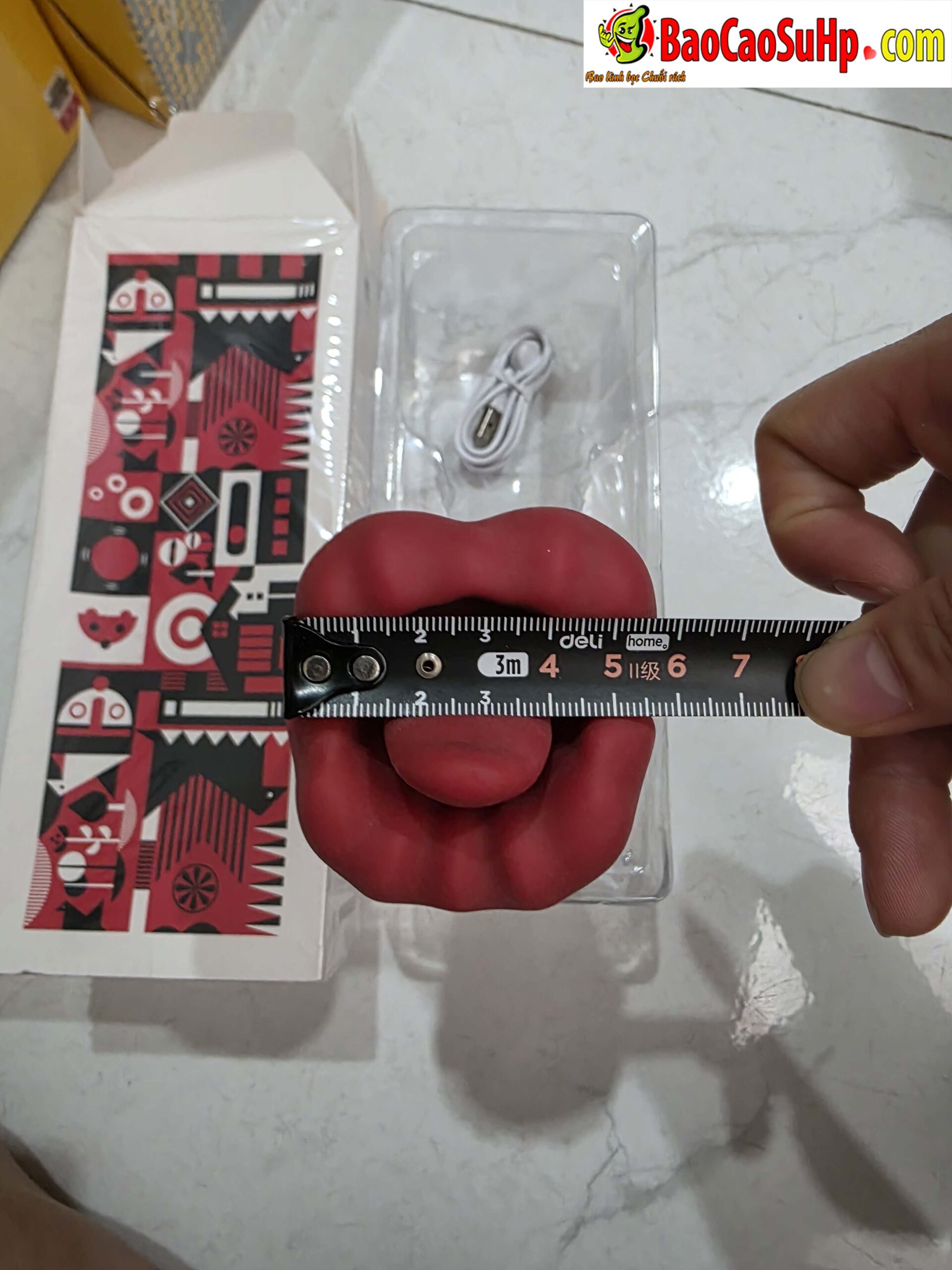 Dương vật giả lưỡi rung Inferno Kiss Tongue Vibrator 2in1 đa năng