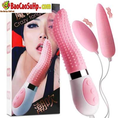 Sextoy Lưỡi rung hai trứng Mizzze