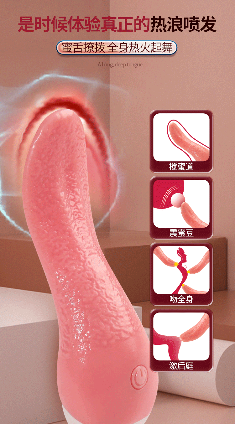 luoi liem New Beelife 8 - Sextoys lưỡi rung siêu nhỏ ZZ43 New Beelife tê tái cõi lòng
