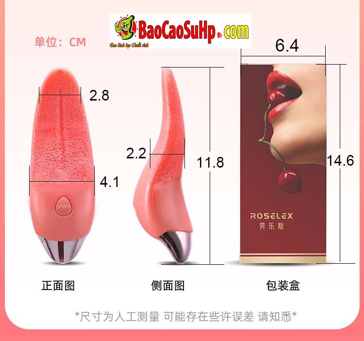 luoi rung ROSELEX Lawless Devil 10 - Lưỡi rung ROSELEX Lawless Devil phát nhiệt rung mạnh mẽ