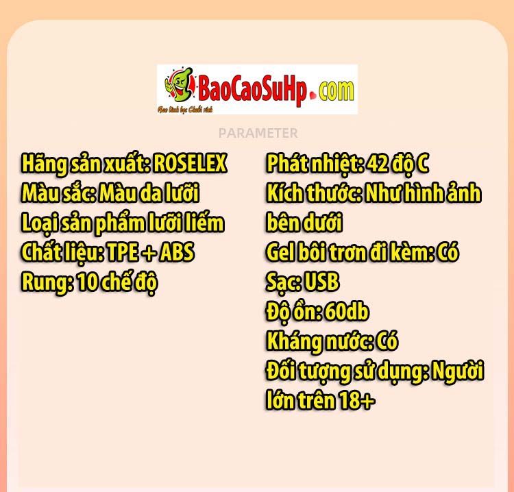 luoi rung ROSELEX Lawless Devil 9 - Lưỡi rung ROSELEX Lawless Devil phát nhiệt rung mạnh mẽ