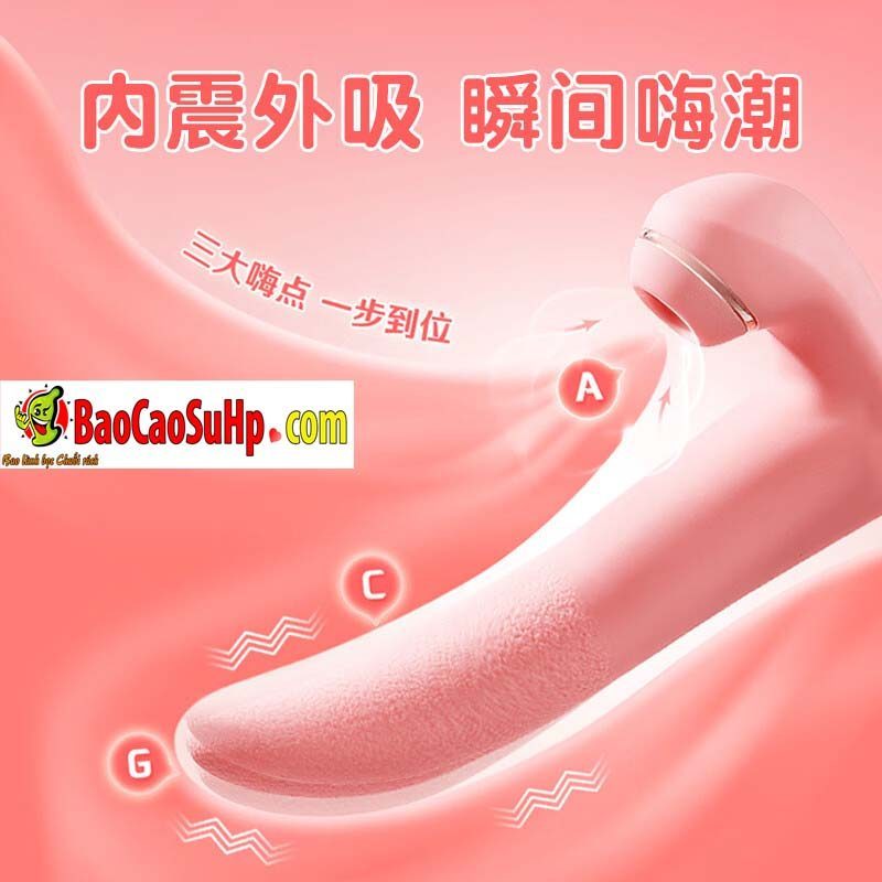 Gậy massage lưỡi liếm mềm hút dính nhiều chế độ kích thích cực đã