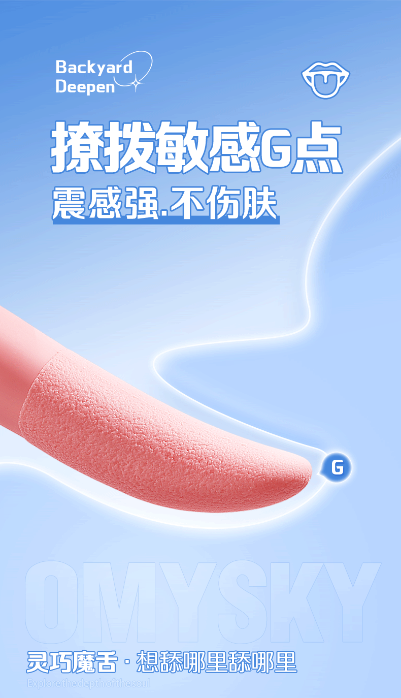 Lưỡi liếm mềm siêu hút ngoáy massage nhiều chế độ Caryln Lưỡi liếm mềm siêu hút ngoáy massage nhiều chế độ Caryln
