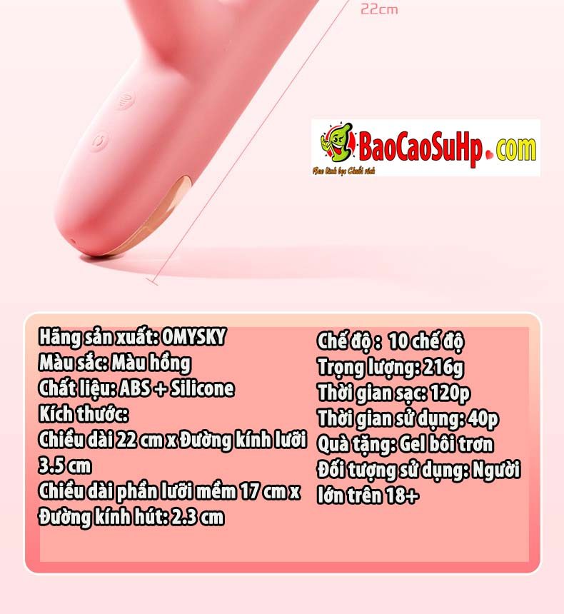 Lưỡi liếm mềm siêu hút ngoáy massage nhiều chế độ Caryln