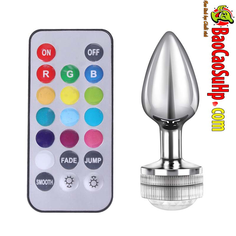 Sextoy thụt mông led 7 màu độc đáo tăng khoái cảm kích thích Sextoy thụt mông led 7 màu độc đáo tăng khoái cảm kích thích