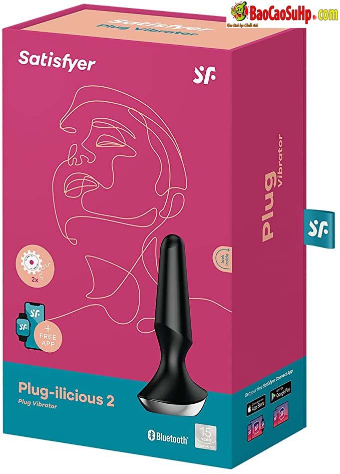 Satisfyer Plugilicious 2 App-Controlled 2in1 Anal Vibrating Plug