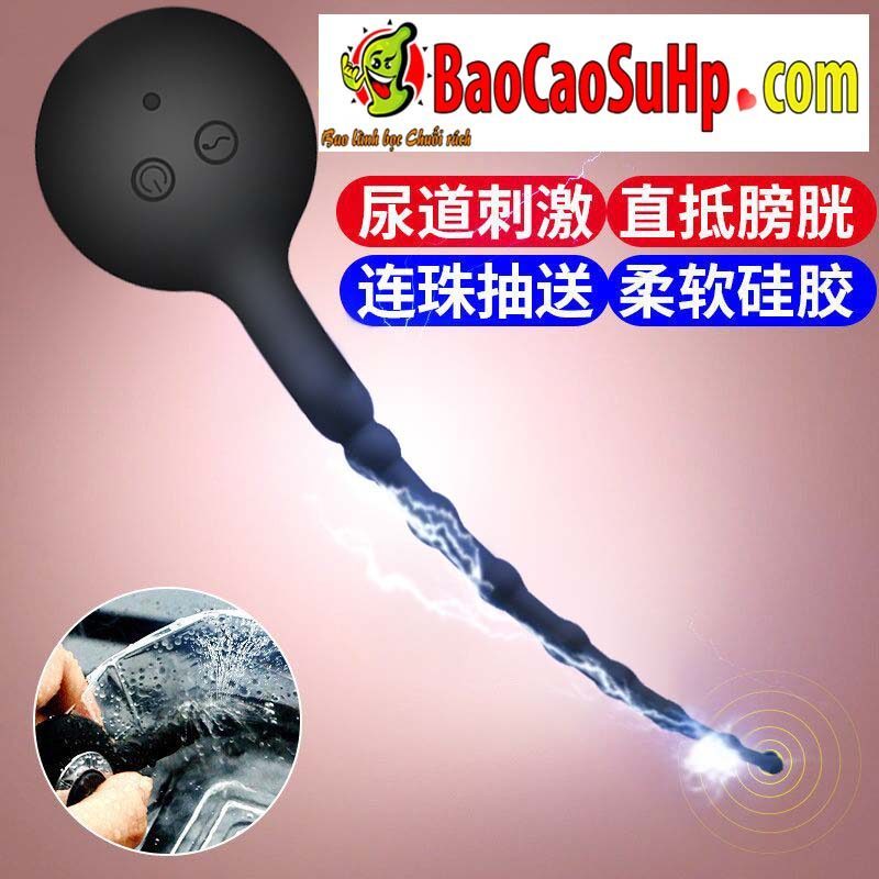 Que thụt niệu đạo rung Black Panda gấu ngựa kích thích mạnh