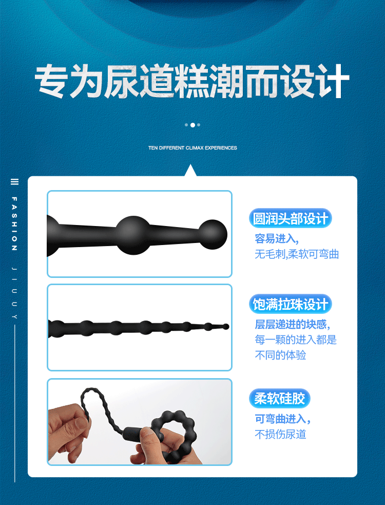 Que thụt niệu đạo rung Black Panda gấu ngựa kích thích mạnh