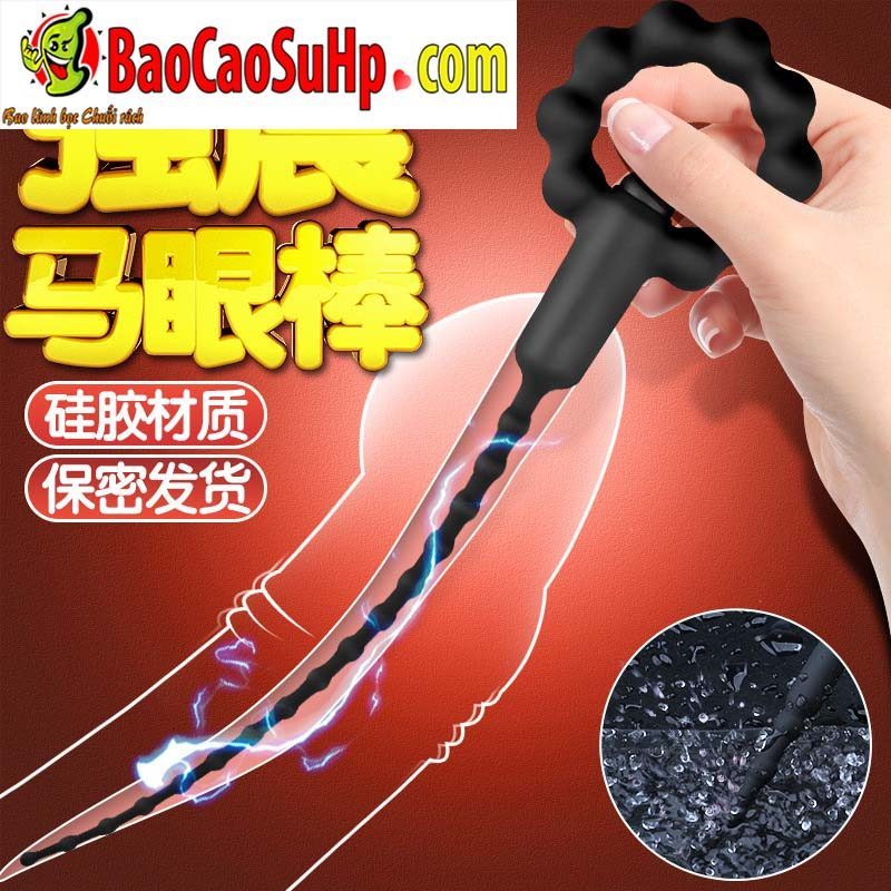 Que thụt niệu đạo rung Black Panda gấu ngựa kích thích mạnh