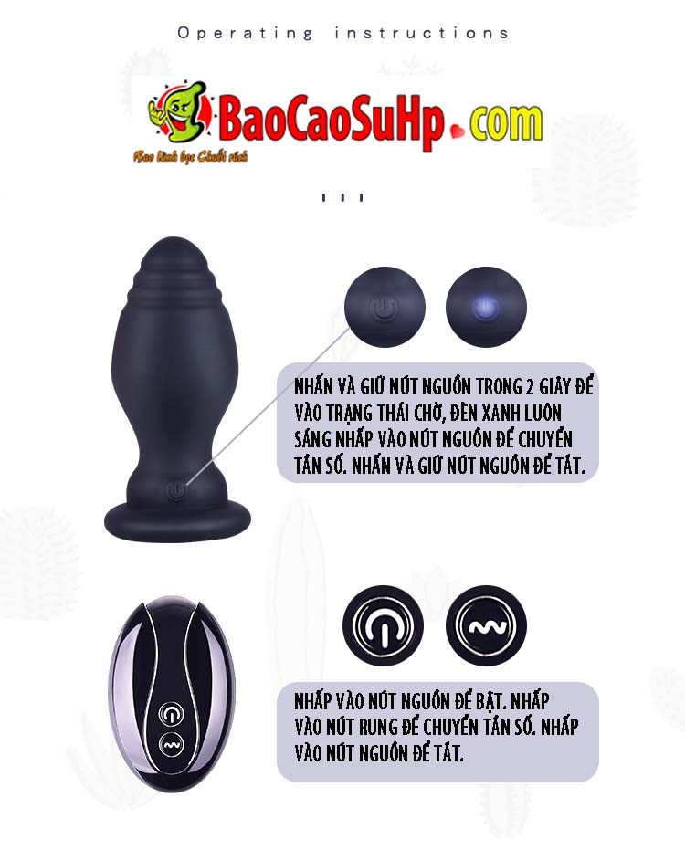 Phích cắm hậu môn đuôi cáo Rory silicone điều khiển không dây siêu mềm mại
