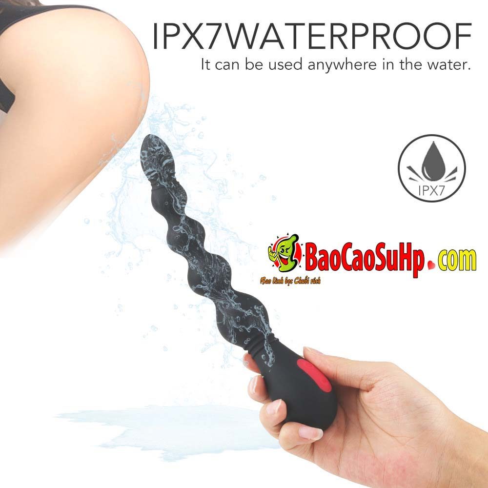 Que rung hậu môn Shande VIND bọc silicone rung mạnh kích thích sâu