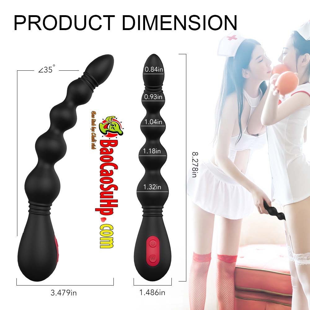 Que rung hậu môn Shande VIND bọc silicone rung mạnh kích thích sâu