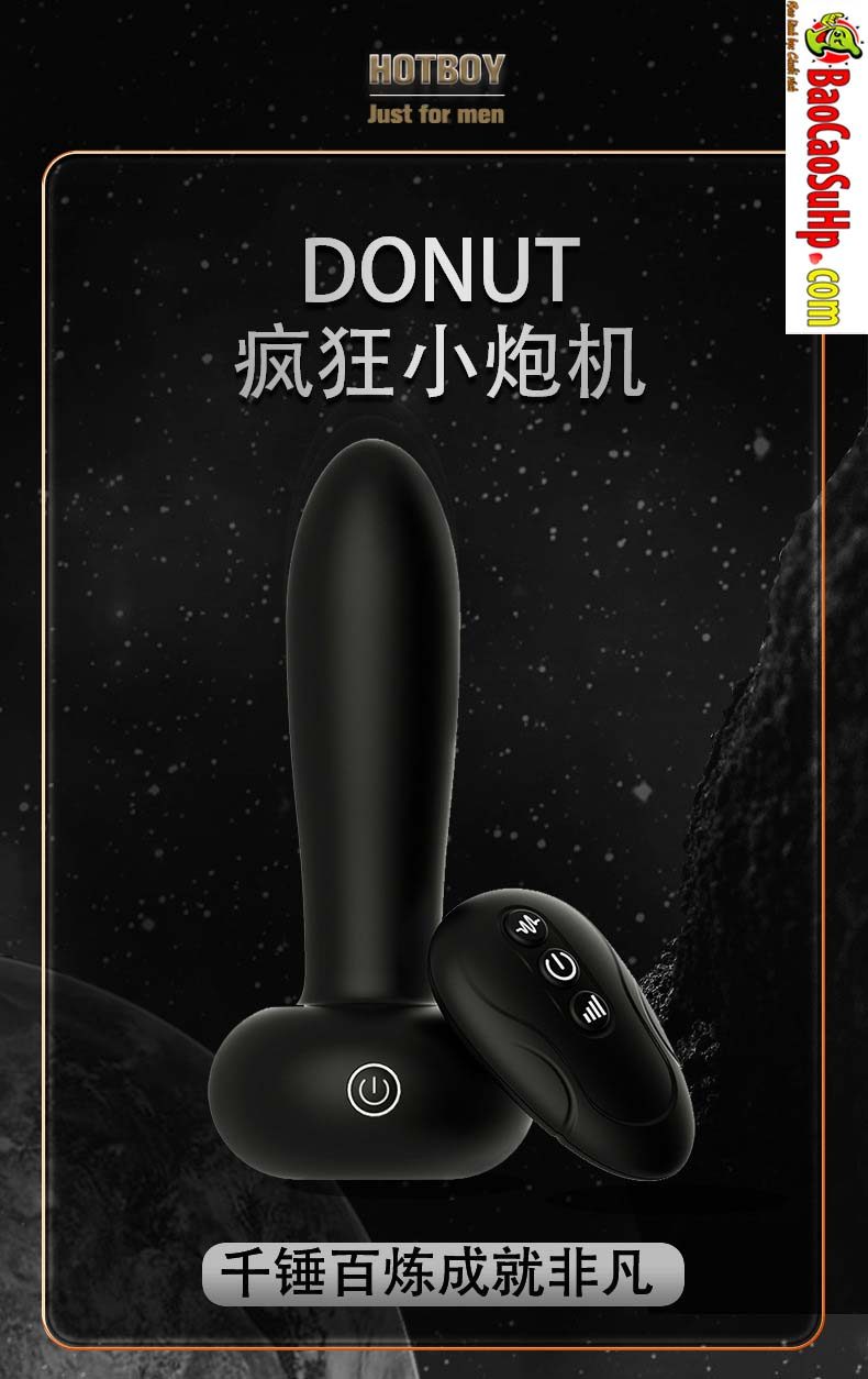 Thụt hậu môn Hotboy Black Donut rung lên xuống silicon mềm mại Thụt hậu môn Hotboy Black Donut rung lên xuống silicon mềm mại