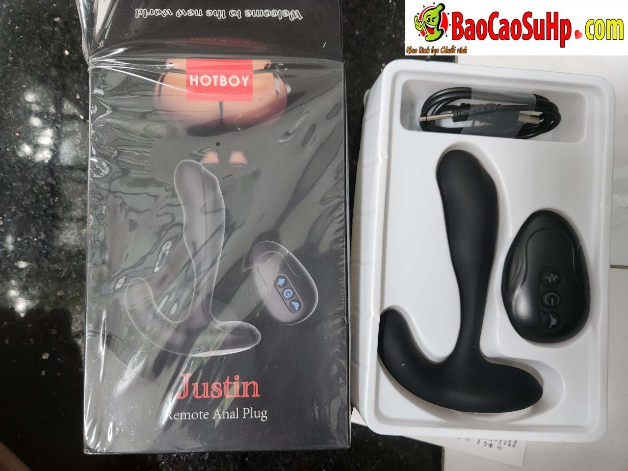 Máy rung Hotboy JUSTIN kích thích tuyến tiền liệt hậu môn - Siêu phê, bền bỉ