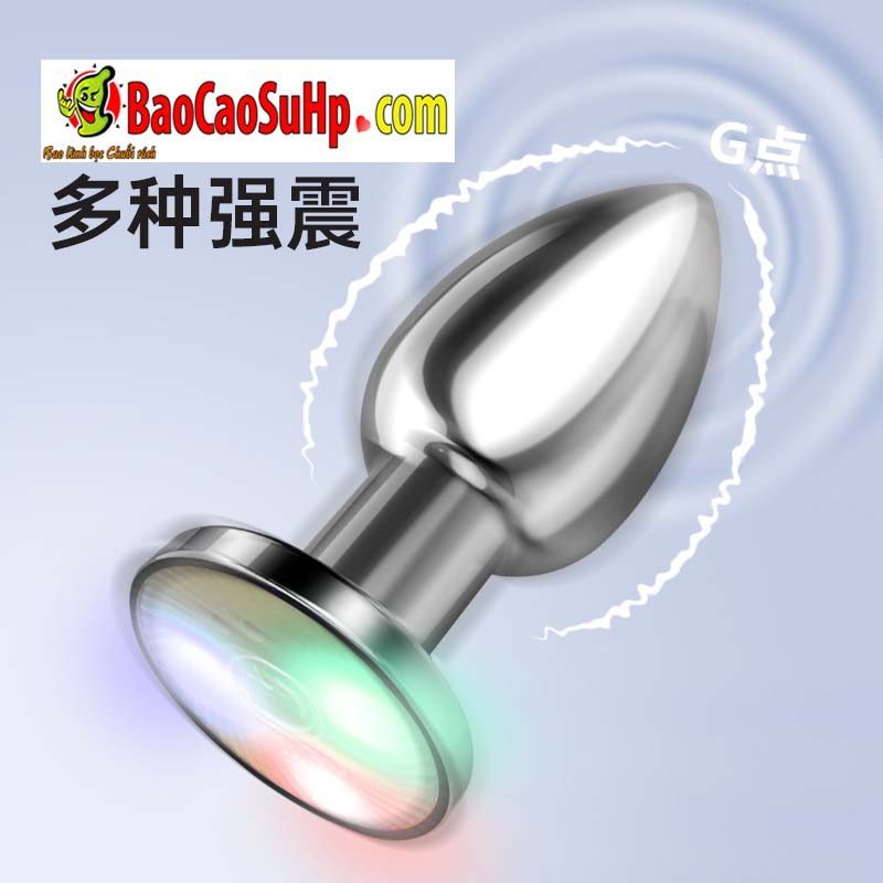 Thụt hậu môn rung LED 7 màu Mizzzee Kerenza điều khiển từ xa mua ngay