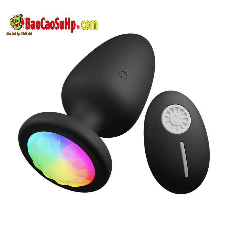 Diesel Ruby LED 7-Color Remote Control Anal Plug Multi-Speed Remote