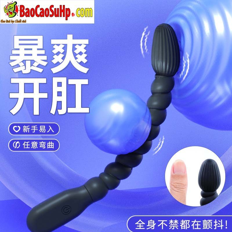 Địa chỉ bán Que thụt kích thích âm đạo và hậu môn xoắn ren Mizzzee Apple seed Rung chính hãng