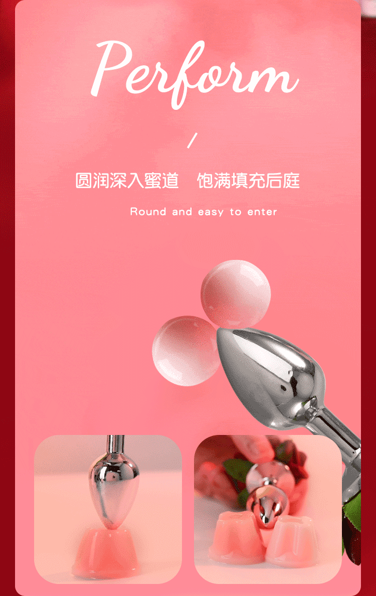 anh gioi thieu INOX Mizzzee ROSE 3D 3 - Phích cắm hậu môn INOX Mizzzee ROSE 3D đẹp bền bỉ.