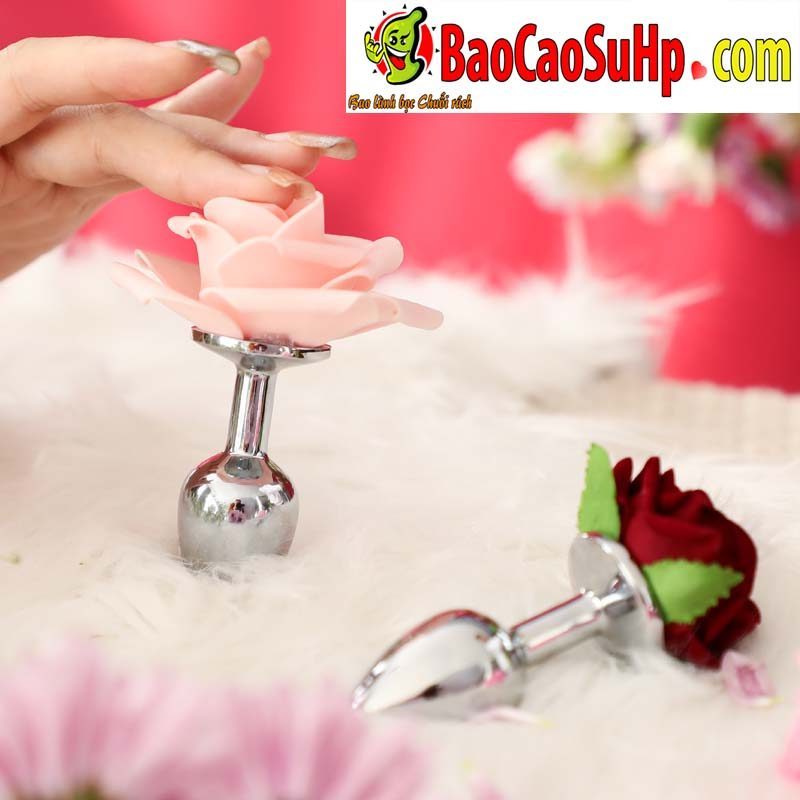thut INOX Mizzzee ROSE 3D 6 - Phích cắm hậu môn INOX Mizzzee ROSE 3D đẹp bền bỉ.
