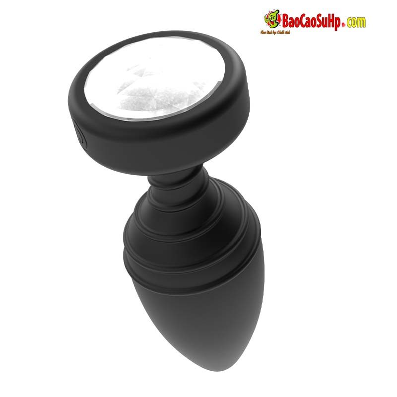 Thụt hậu môn Mizzzee silicone rung mềm mại LED đa sắc sành điệu