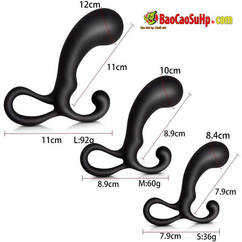 Bộ 3 Massage Tiền Liệt Tuyến Và Hậu Môn Silicone Lovetoy S-OPP