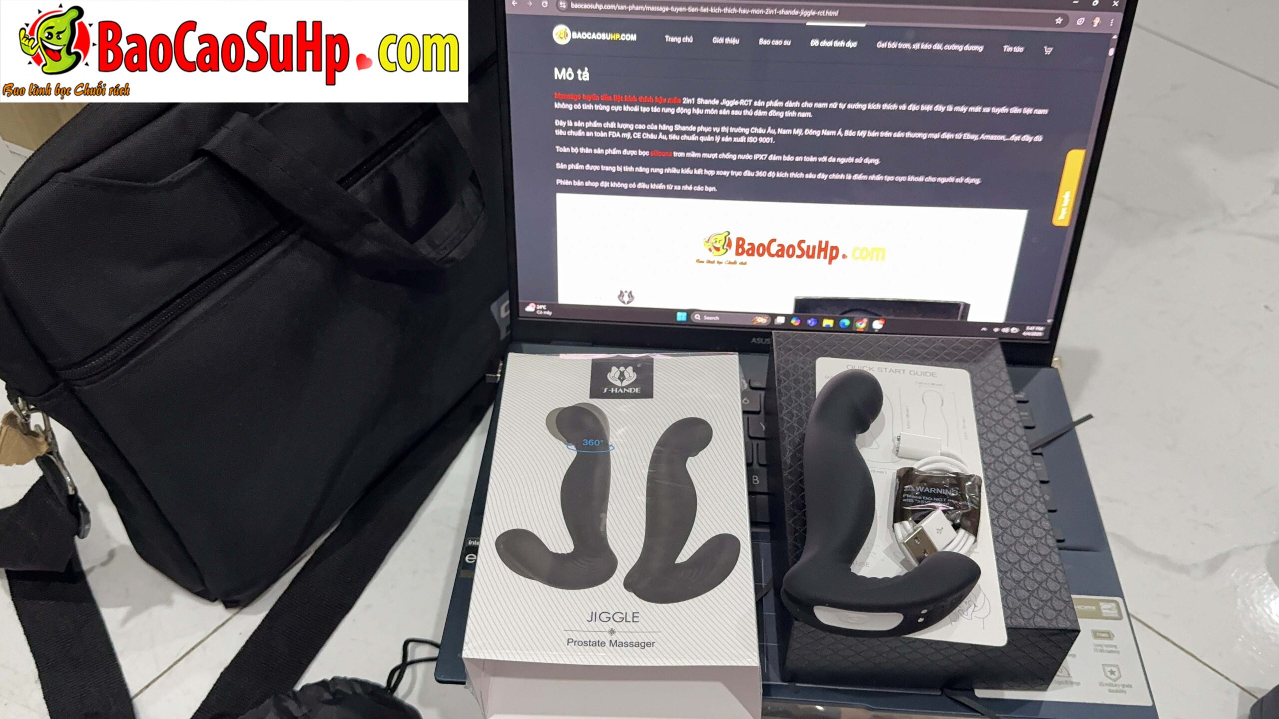 Massage Shande Jiggle-RCT 2in1 Tuyến Tiền Liệt Hậu Môn Sung Sướng