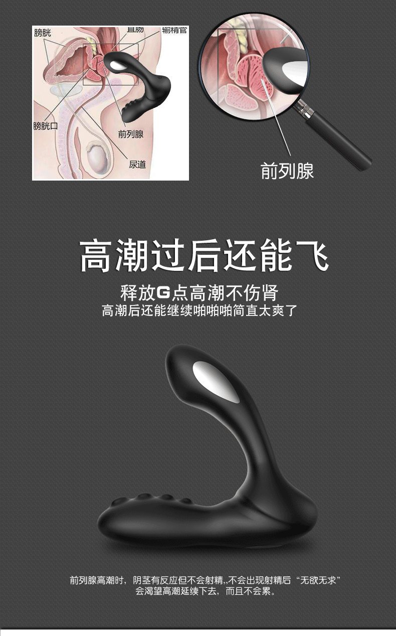may massage tuyen tien liet Libo Electric Gladiator 9 - Massage tuyến tiền liệt kích thích hậu môn 2in1 phóng điện Libo Electric Gladiator
