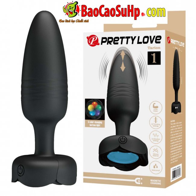Phích cắm hậu môn Pretty Love Tarion Thrusting 7 màu