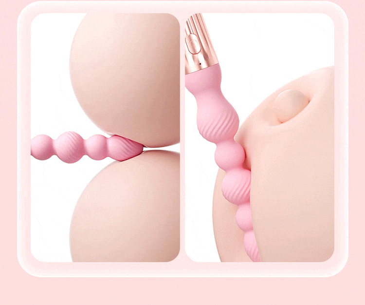 Thụt hậu môn rung Desire Beads 2in1 hạt mềm rung siêu mạnh Thụt hậu môn rung Desire Beads 2in1 hạt mềm rung siêu mạnh