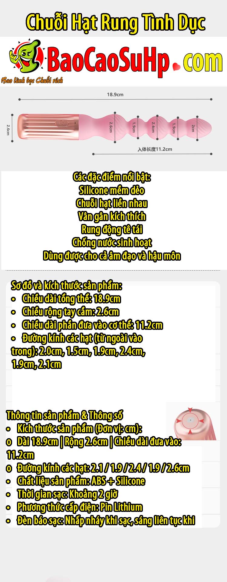 Thụt hậu môn rung Desire Beads 2in1 hạt mềm rung siêu mạnh Thụt hậu môn rung Desire Beads 2in1 hạt mềm rung siêu mạnh