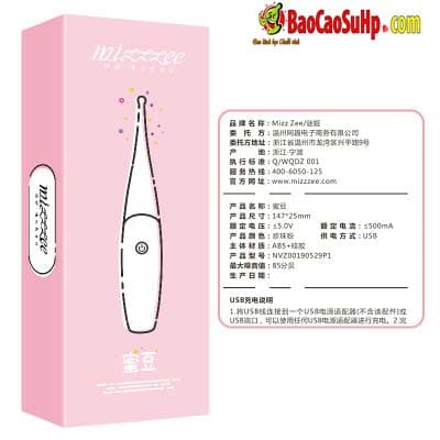 Sextoy rung kích thích điểm G Wave Clipmax Mizzzee đa chế độ rung hiện đại