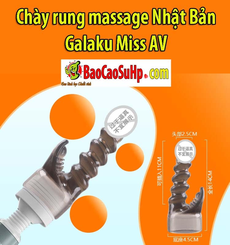 Chày Rung Massage Galaku Miss AV Nhật Bản Giảm Mỏi Cơ