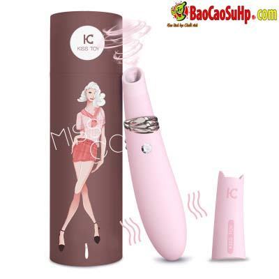 Máy rung hút vếu Kisstoy Miss CC siêu kích thích phong cách Mỹ