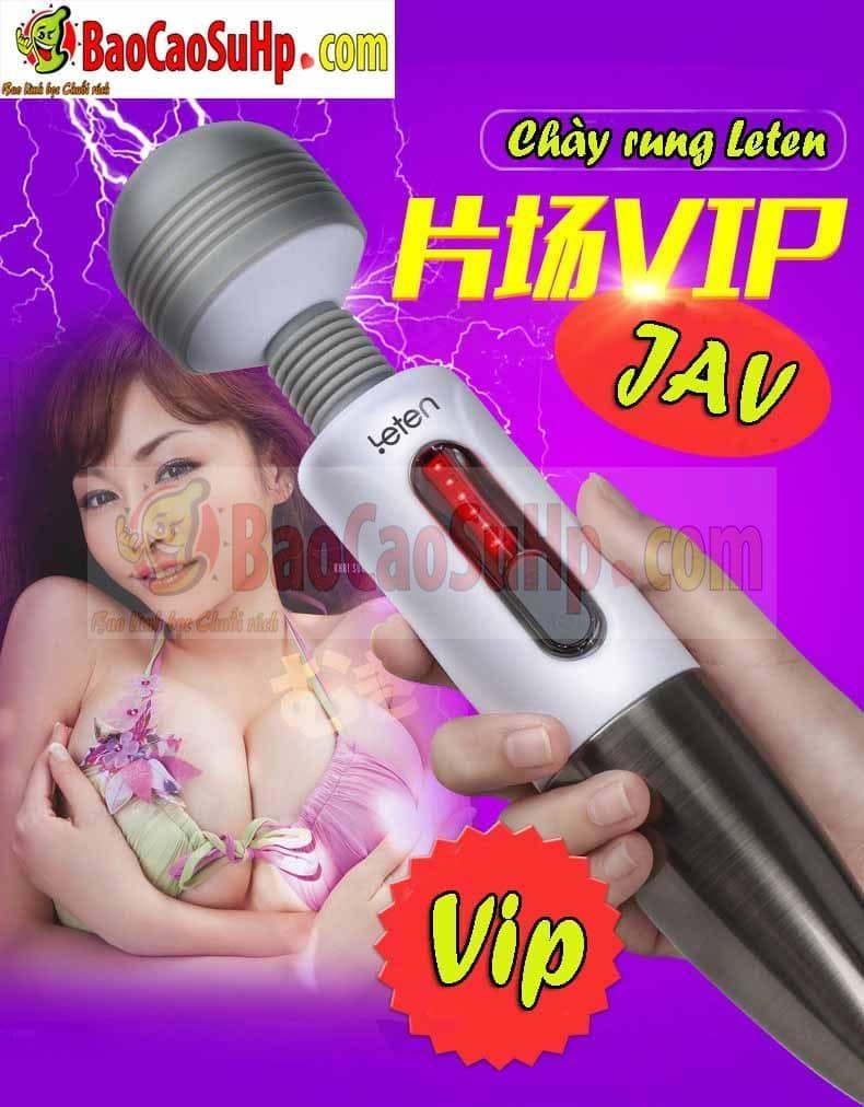 Chày rung Leten Lightning siêu mạnh mẽ pin trâu tăng khoái cảm
