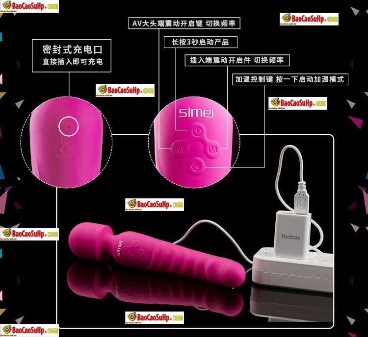 Sextoy chày rung Smile phát nhiệt, kích thích điểm G, quà tặng đẳng cấp Sextoy chày rung Smile phát nhiệt, kích thích điểm G, quà tặng đẳng cấp